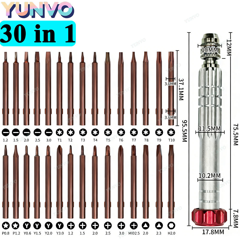 Electronics Repair Services - 30 in 1 Magnetic Precision Screwdriver