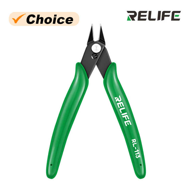 Electronics Repair Tape - RELIFE RL-113 Precision Diagonal Pliers Non-slip