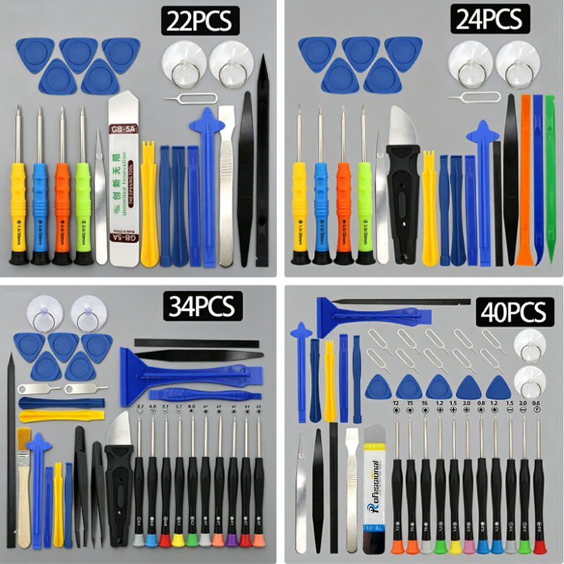 Electronics Repair Services - Multi Functional Repair Kit 22/24/34/40 Piece